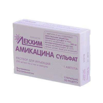 Амикацин инструкция по применению цена отзывы аналоги