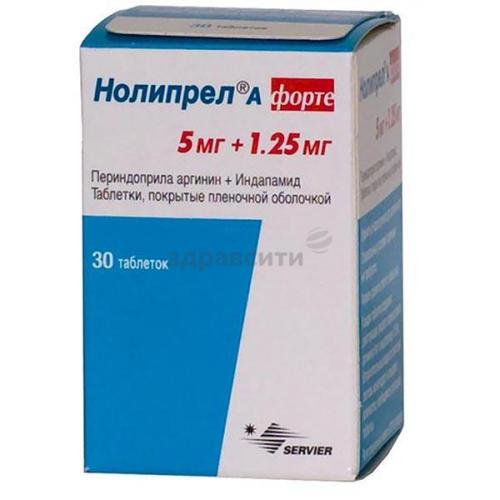 Инструкция по применению лекарства нолипрел а форте и нолипрел а би-форте от высокого давления и гипертонии