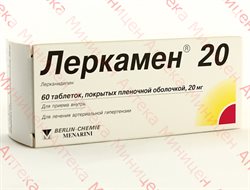 Леркамен отзывы врачей-кардиологов, показания к применению, инструкция, состав, аналоги