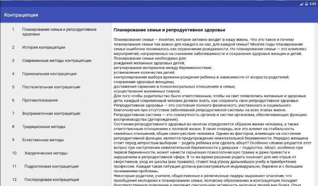 Контрацепция: правила подбора, эффективность и противопоказания
