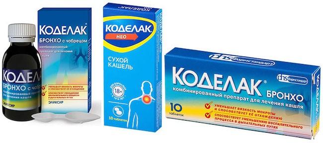 Препарат: коделак нео в аптеках москвы