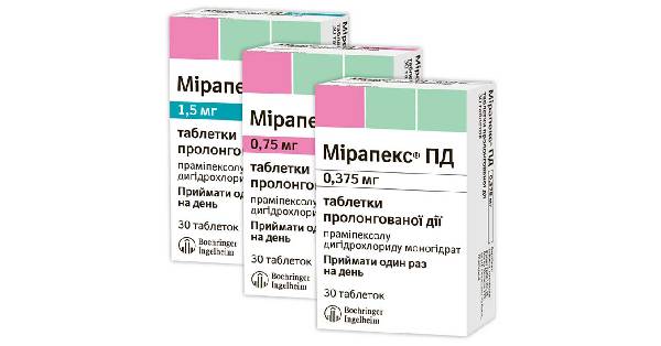 Мирапекс: инструкция по применению