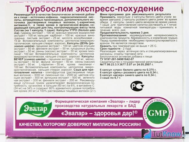 Турбослим контроль аппетита
