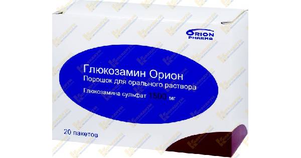 Глюкозамин: таблетки 300 мг и порошок