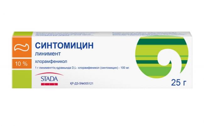 При каких заболеваниях применяют линимент синтомицина