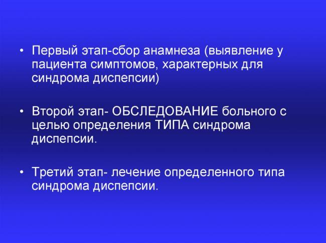 Диспепсия кишечника: симптомы и лечение