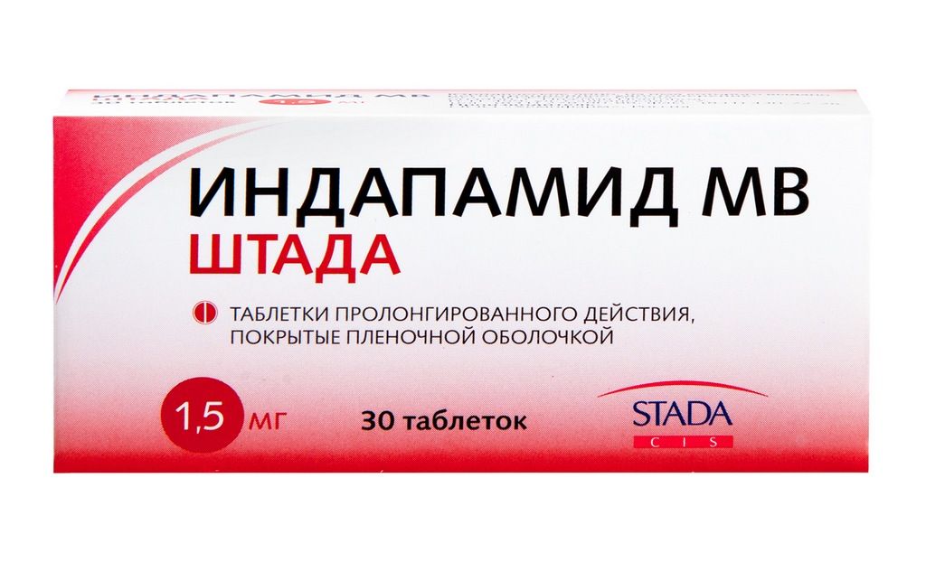Инструкция и аналоги препарата индапамид