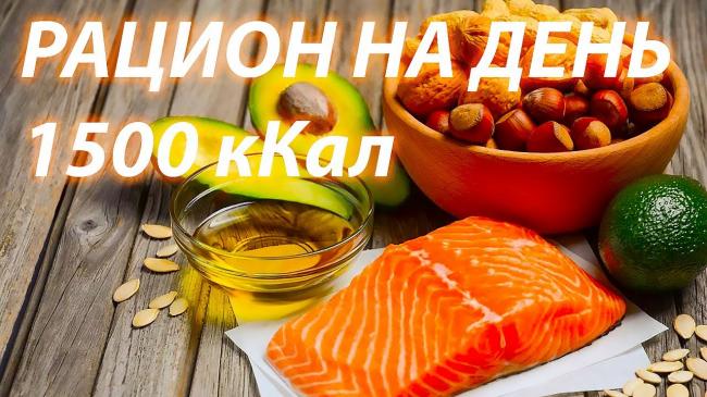 Диетическое меню на неделю с рецептами для похудения