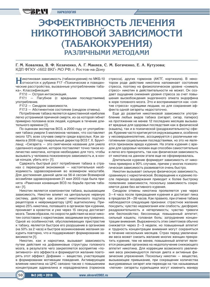 Кашель курильщика