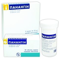 Инструкция и показания к применению панангина