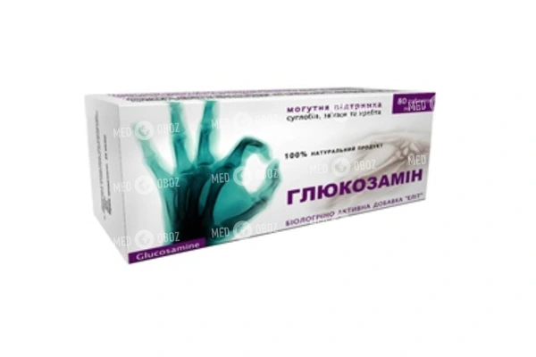 Прием лекарства глюкозамин