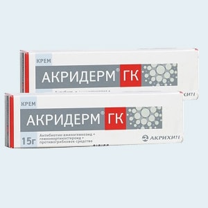 Акридерм – инструкция по применению, цена, отзывы, мазь, крем