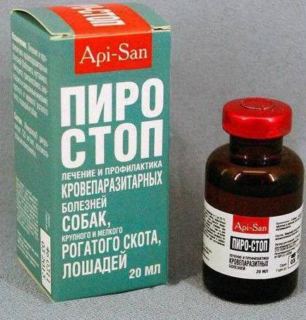Противопротозойный препарат Пиростоп инструкция по применению для собак с лечебной и профилактической целью