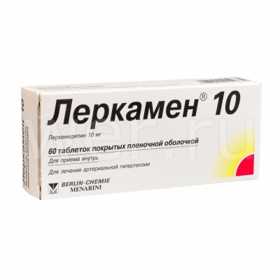 Таблетки 10 и 20 мг леркамен: инструкция, цена и отзывы