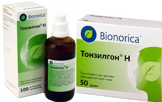 Капли тонзилгон: инструкция по применению для детей