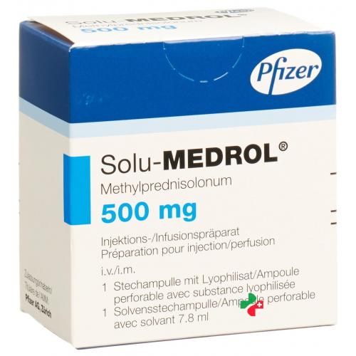 Раствор для инъекций солу-медрол (pfizer)