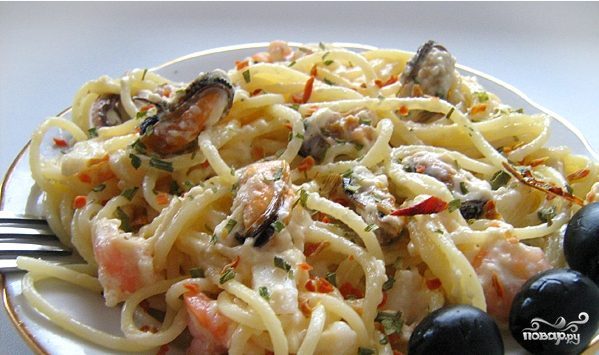 Блюда из морепродуктов в мультиварке - рецепты