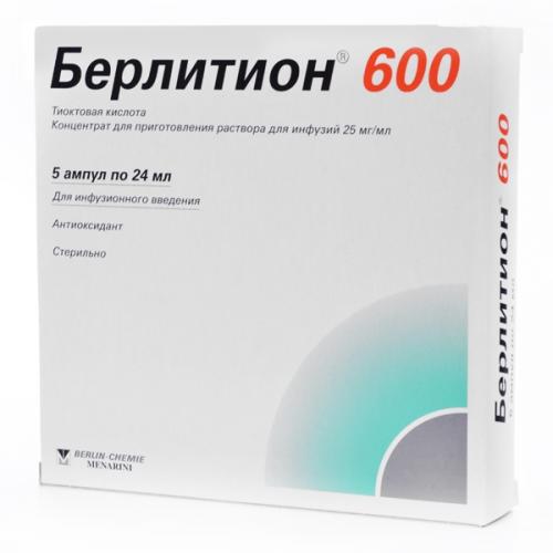 Таблетки тиоктовая кислота 600: инструкция по применению