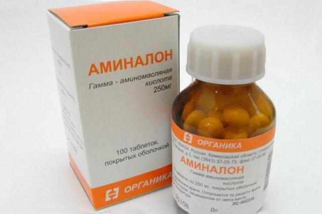 Аминалон инструкция по применению