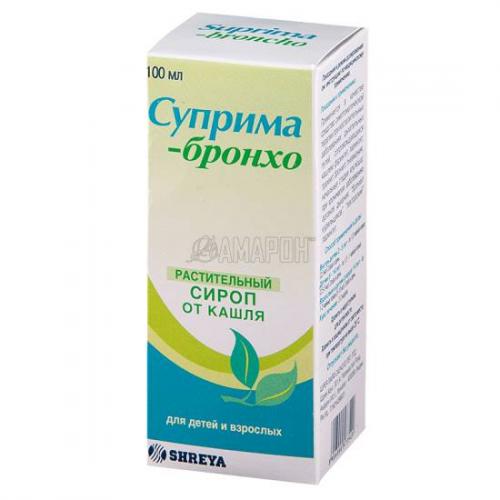 Как пить сироп от кашля суприма бронхо