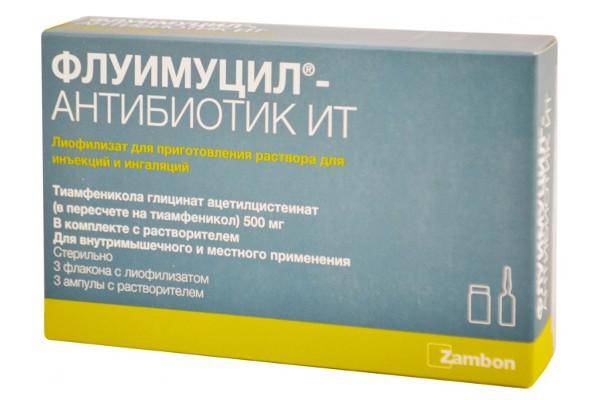 Флуимуцил-Антибиотик ИТ Fluimucil-Antibiotic IT инструкция по применению