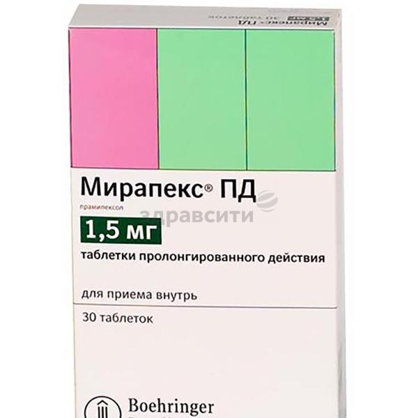 Мирапекс: инструкция по применению