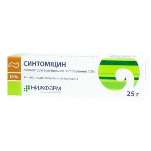 При каких заболеваниях применяют линимент синтомицина