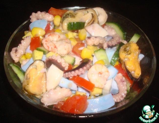 Как приготовить морской коктейль вкусно