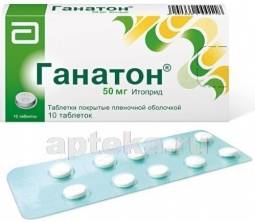 Препарат ганатон для усиления моторики жкт