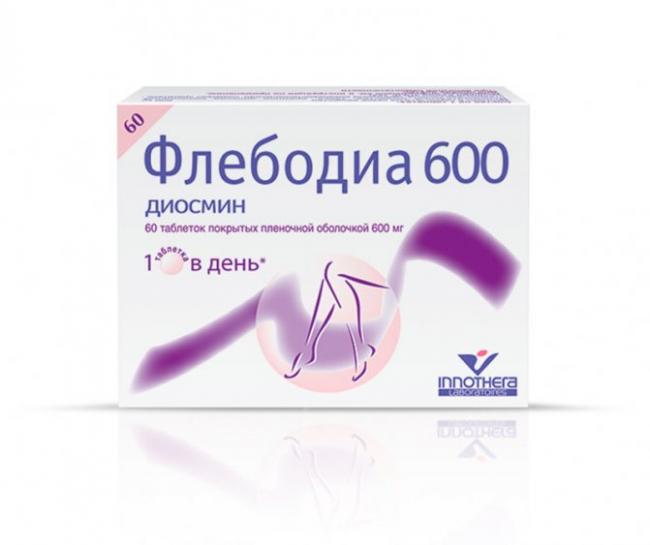 Флебодиа 600: инструкция, состав, показания, действие, отзывы и цены
