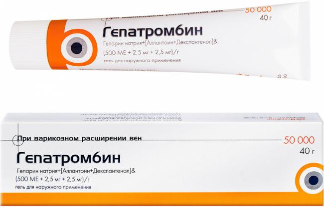 Сравнение гепатотромбина и гепатотромбина г