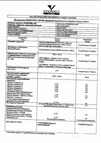 Флебодиа 600: инструкция, состав, показания, действие, отзывы и цены
