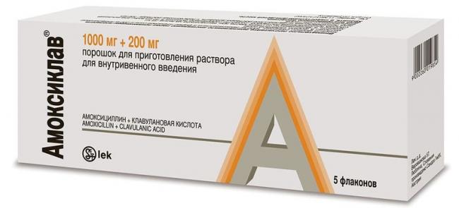 Амоксиклав 2x 875мг + 125мг инструкция по применению