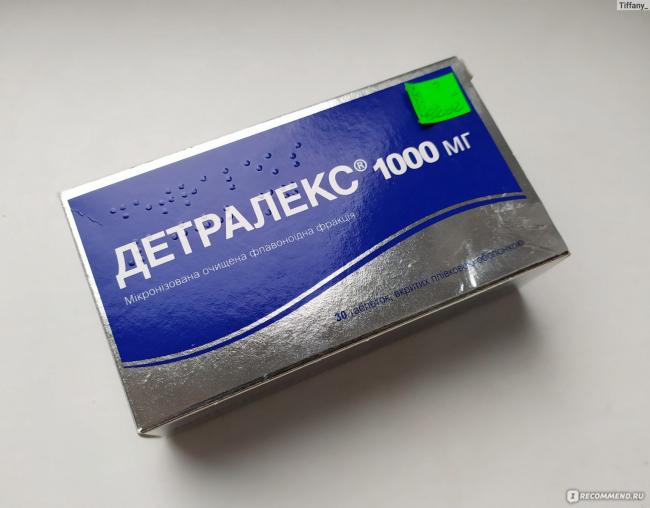 Таблетки детралекс для лечения геморроя: инструкция, состав, цена