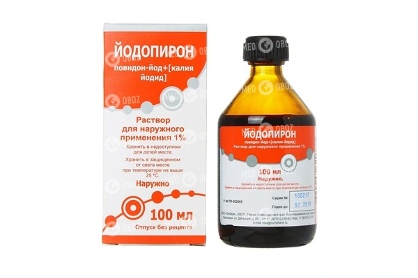 Йодопирон - инструкция, показания, применение