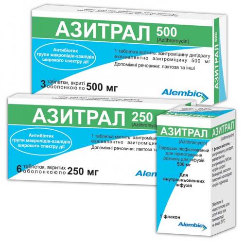 Азитрал — инструкция по применению