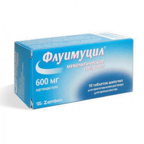 "флуимуцил" (600 мг): инструкция по применению, показания, состав, аналоги, побочные действия, противопоказания