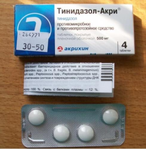 Инструкция по применению тинидазола