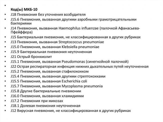 Орви код по мкб 10