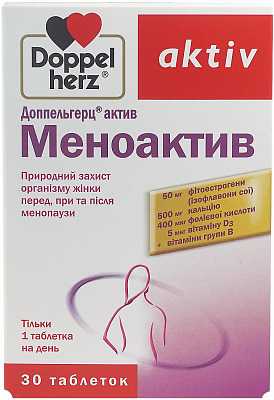 Применение доппельгерц актив при менопаузе