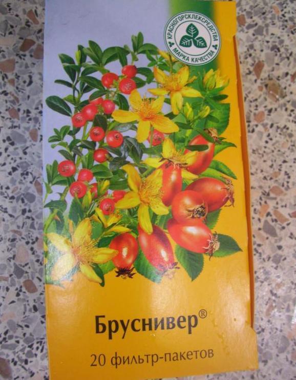 Почечный чай бруснивер