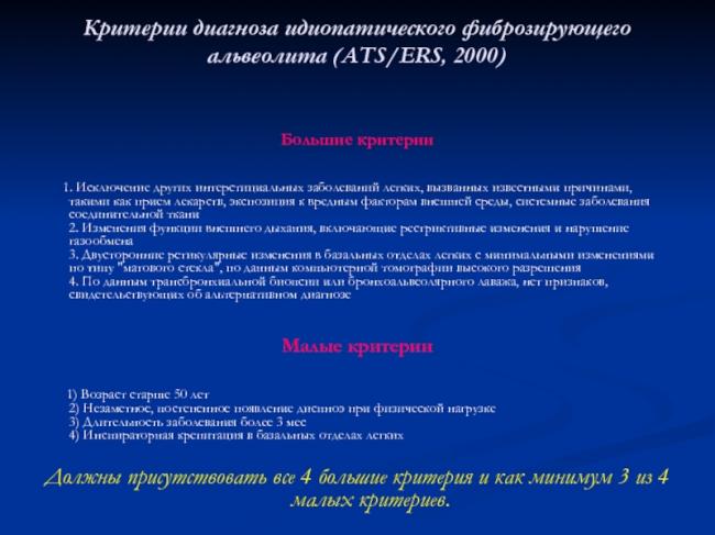 Альвеолит - симптомы, лечение, осложнения, альвеолит легких